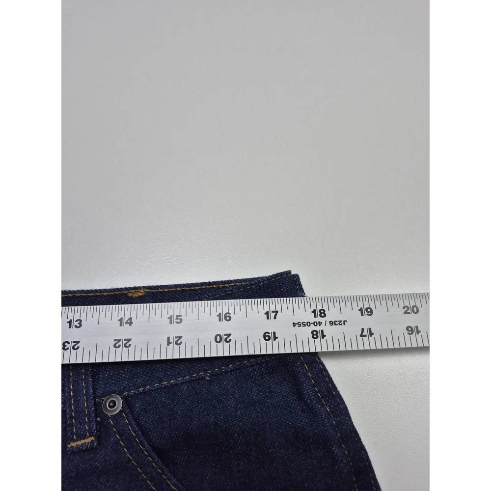 VTG Roebucks Sears Jeans Mens 36x32 Dark Blue Straight Leg Cowboy Denim NWOT